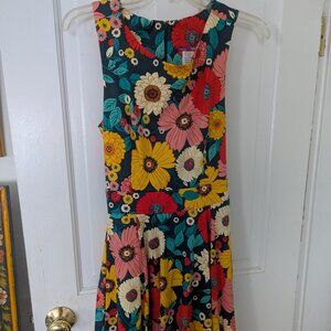 Modcloth "Hour by Flower" A-line dress, size medium